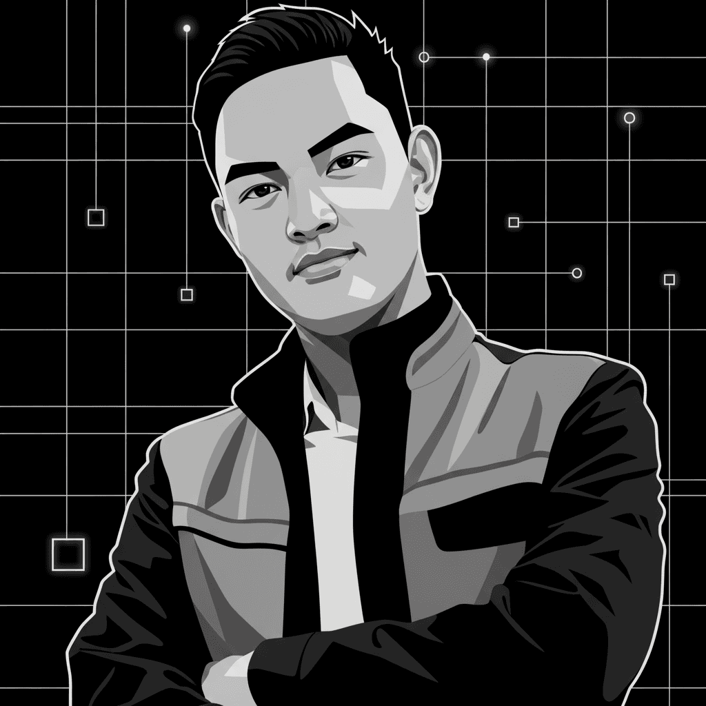 Portrait of Serious Ivan, IT Technician